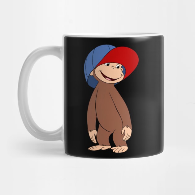 Curious George Cup Redblue by BiteBliss